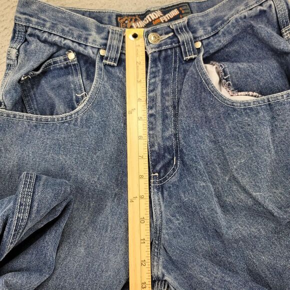Function and Future Jeans Mens‎ 30x32 Blue Denim FNF Vintage 90s Jynco Vibe - Picture 11 of 13